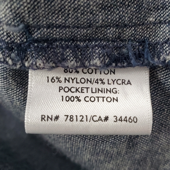 Eileen Fisher Denim Jacket Lagenlook Snap Buttons Blue - Picture 6 of 6